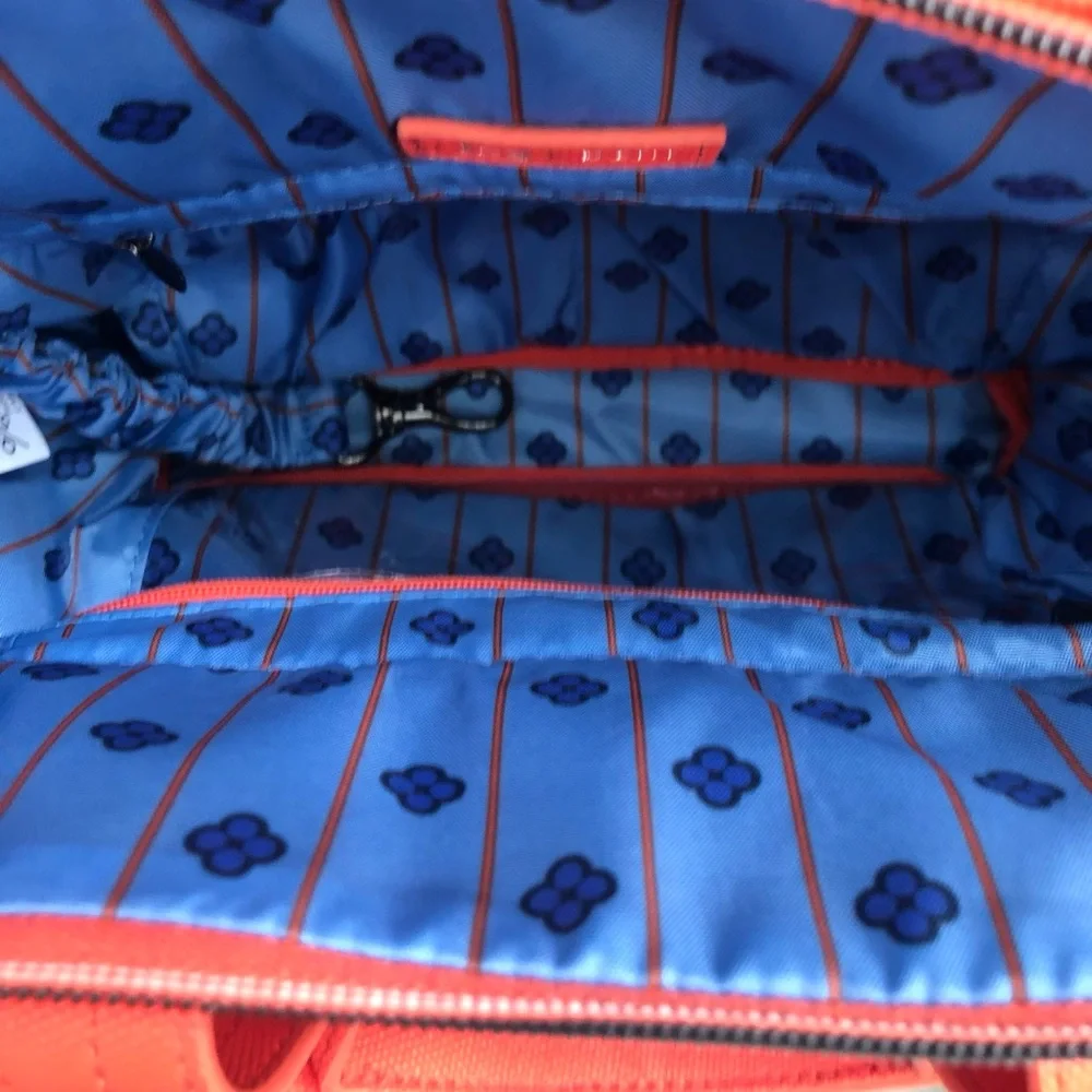 Lug Dory Neon Orange Luxe VL Crossbody Bag